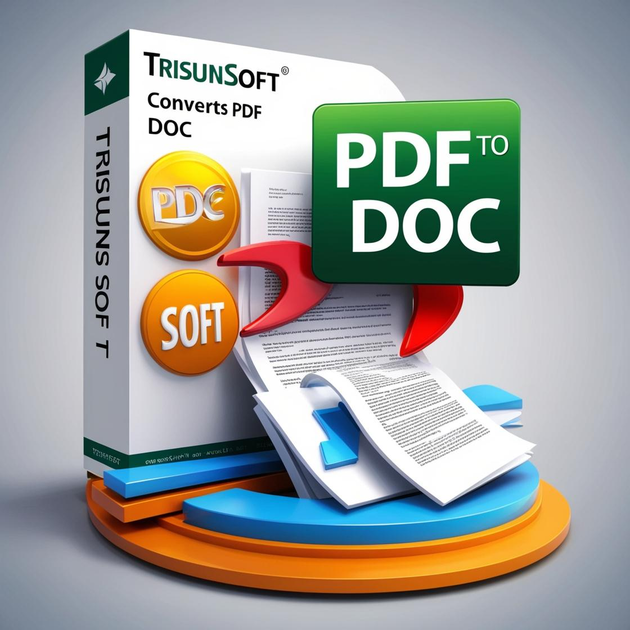 Trisunsoft перетворювач PDF в DOC, 1 рік, 3 ПК - изображение 1