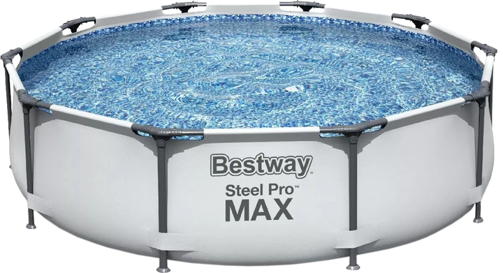 Круглий каркасний басейн з фільтр-насосом Bestway 56438 Steel Pro 457х122 см Об'єм 16015 літ - зображення 2