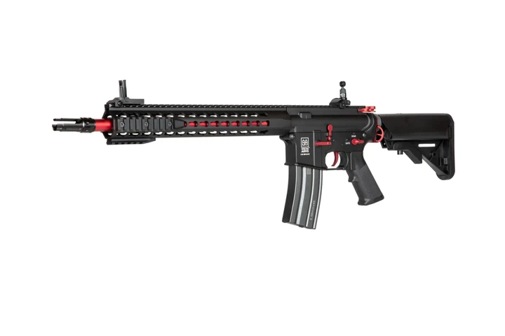 Страйкбольна штурмова гвинтівка Specna Arms SA-B14 One KeyMod 12” Red Edition HPA на ВВД системі (Страйкбол 6мм) - изображение 9