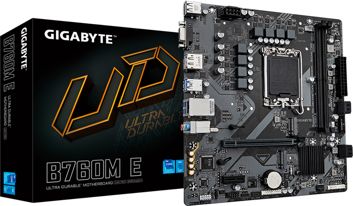 Материнская плата Gigabyte B760M E (s1700, Intel B760, PCI-Ex16) - изображение 4