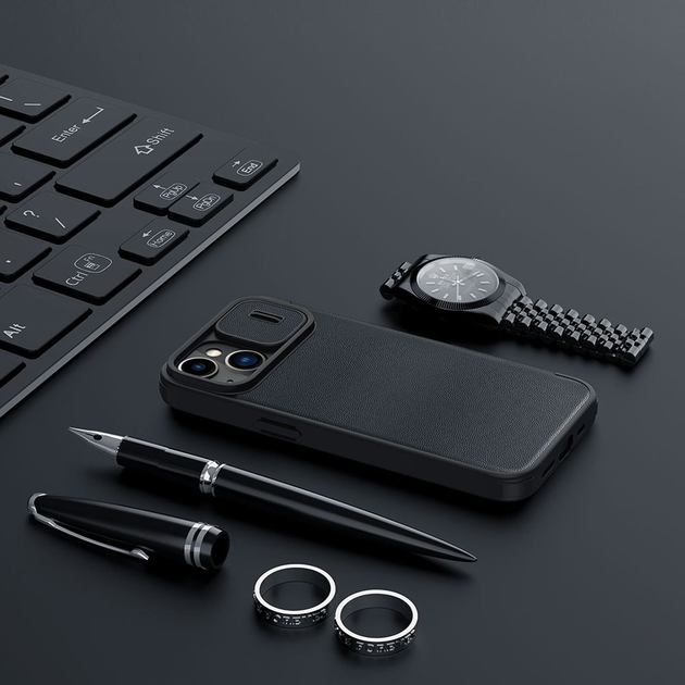 Чохол-книжка Nillkin Qin Leather Pro Case для Apple iPhone 14 Plus Black (6902048249097) - зображення 6