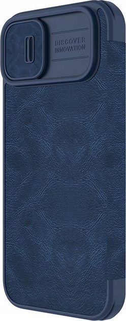 Чохол-книжка Nillkin Qin Leather Pro Case для Apple iPhone 14 Plus Blue (6902048249004) - зображення 4