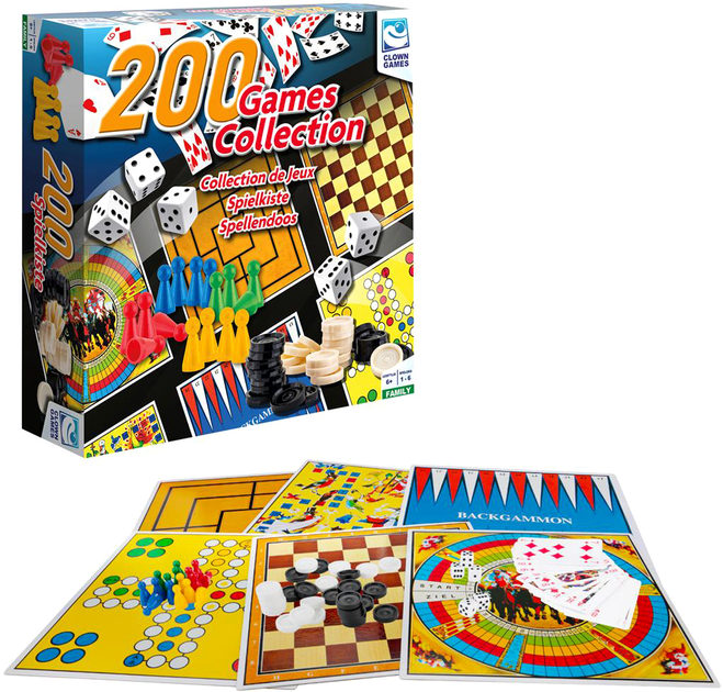 Zestaw gier Clown Games Collection 200 szt 2012293 (8712051127743) - obraz 3