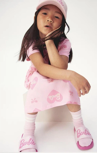 Плаття для дівчаток H&M 92 світло-рожевий Barbie - изображение 3