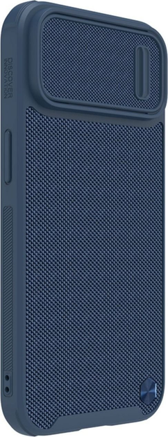 Etui Nillkin Textured S Case do Apple iPhone 14 Blue (6902048249547) - obraz 3