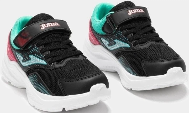 Кроссовки беговые детские Joma ACTIVE черно-бирюзово-розовые 31 JACTIS2501V - изображение 2
