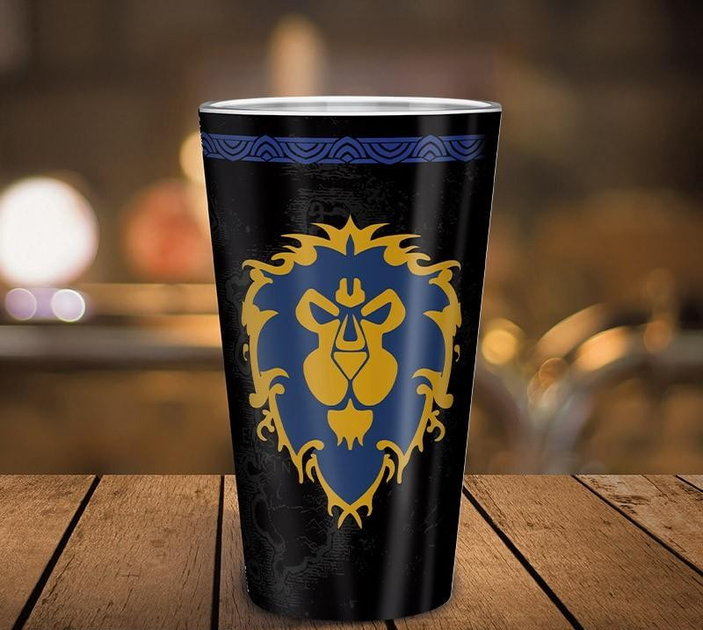 Склянка ABYstyle World of Warcraft Alliance 400 мл (3665361041979) - зображення 4