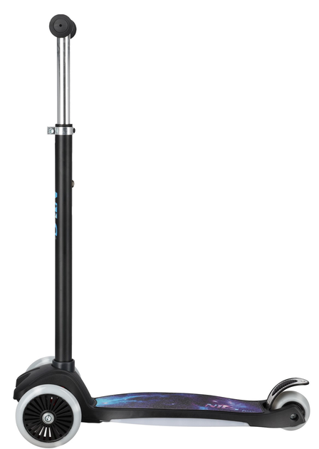 Hulajnoga dziecięca Nils Fun HLB1310 LED Czarna (5907695571950) - obraz 4