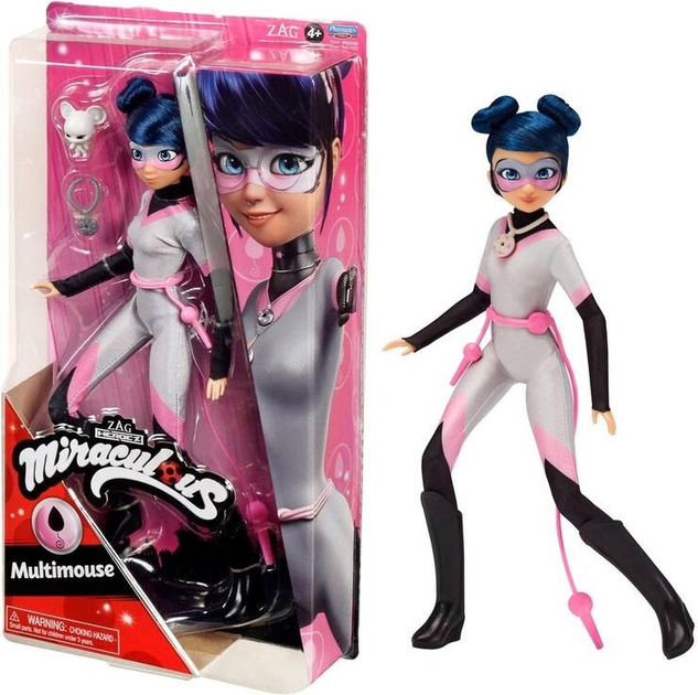 Lalka Playmates Miraculous: Biedronka i Czarny Kot - Multimouse 26 cm 50022 (043377500223) - obraz 3