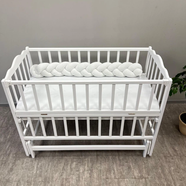 Кровать детская Baby Comfort Малюк с маятником белый - изображение 2