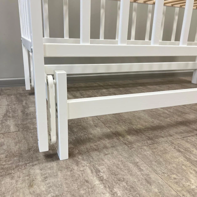 Кровать детская Baby Comfort Малюк с маятником белый - изображение 6