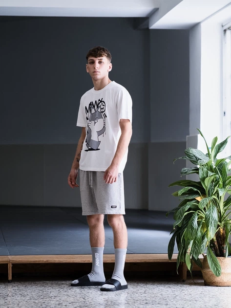 Шорти MANTO shorts ICON Heather Grey XL - Фото 2 Шорти MANTO shorts ICON Heather Grey XL - изображение 2