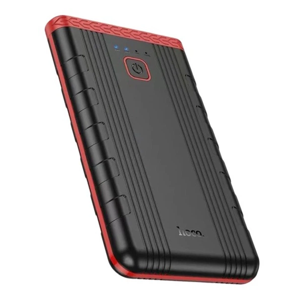 Пускозарядний пристрій Портативний Hoco QS5 PowerBank 6000 mAh для акумуляторів Бустер для авто з ліхтарем Чорний - изображение 4
