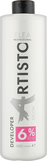 Окислитель 6% - Elea Professional Artisto 1000ml (1000ml) (953766-1213340-2) - Фото 1 Окислитель 6% - Elea Professional Artisto 1000ml (1000ml) (953766-1213340-2) - изображение 1
