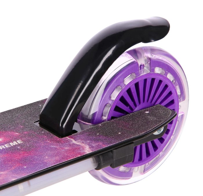 Самокат дитячий Nils Extreme HD025 LED Фіолетовий (5907695542004) - зображення 7