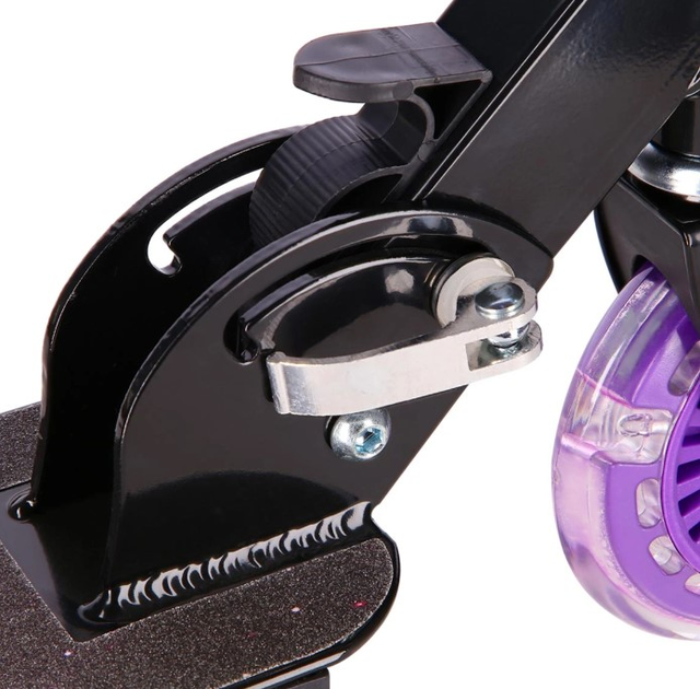 Самокат дитячий Nils Extreme HD025 LED Фіолетовий (5907695542004) - зображення 8