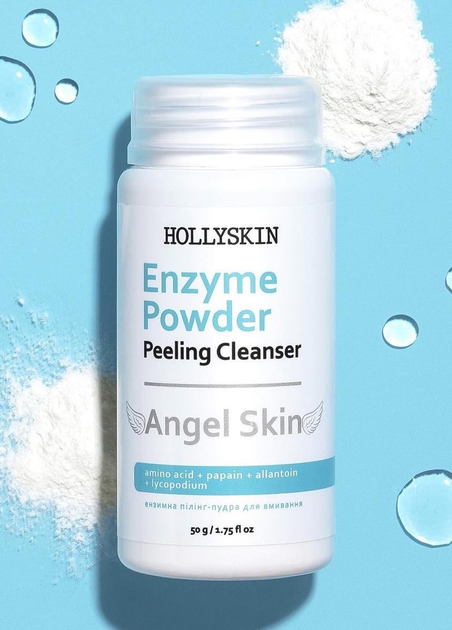 Энзимная пилинг-пудра для лица Hollyskin Angel Skin Enzyme Powder, 50 г - изображение 2