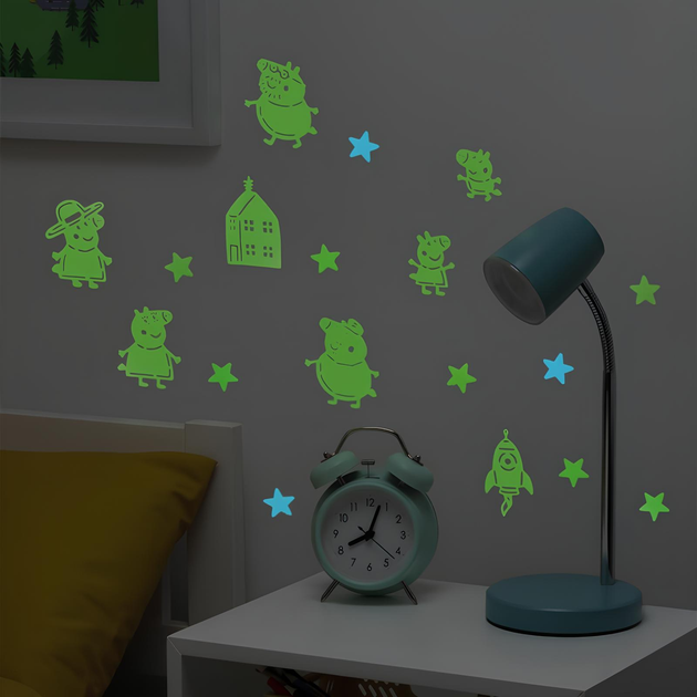 Naklejki dekoracyjne Paladone Peppa Pig in the dark (5056577742862) - obraz 6