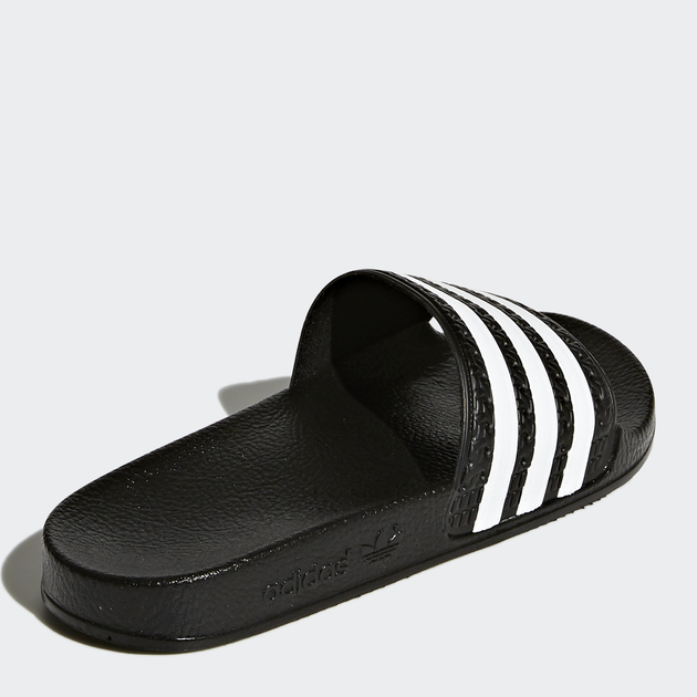 Подростковые шлепанцы для мальчика Adidas Adilette J BA7130 36.5 Core Black (4057283927643) - изображение 4