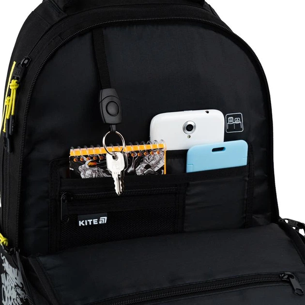 Рюкзак школьный с ортопедической спинкой Kite Education DC25-2587M Batman (000995315) - изображение 10