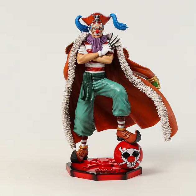 Фігурка Колекційна Клоун Пірат Баггі Ван піс One Piece (26 см) з подарунковою коробкою АВС - Фото 2 Фігурка Колекційна Клоун Пірат Баггі Ван піс One Piece (26 см) з подарунковою коробкою АВС - изображение 2