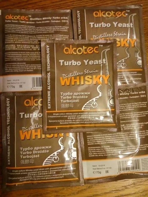 Турбо дріжджі Alcotec для віскі WHISKY Turbo 73 г - зображення 3