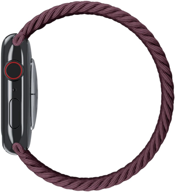 Pasek Apple Braided Solo Loop do Apple Watch 45mm Size 9 Dark Cherry (APL_ML633) - obraz 3