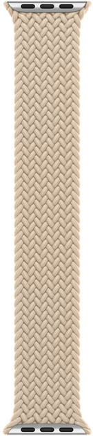 Pasek Apple Braided Solo Loop do Apple Watch 41mm Size 1 Beige (MP9Q3) - obraz 3