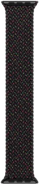 Pasek Apple Braided Solo Loop do Apple Watch 41mm Size 2 Black Unity (MMWA3) - obraz 3