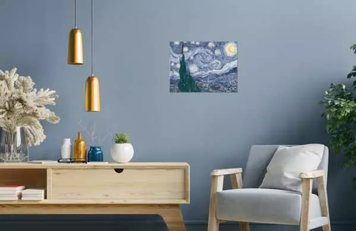 Kolorowanka po numerach Ravensburger CreArt The Starry Night Van Gogh 23518 (4005556235186) - obraz 3