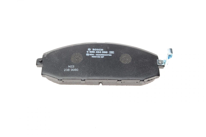 Колодки гальмівні передні Nissan Patrol GR V 97- - 0 986 494 560 BOSCH - зображення 9