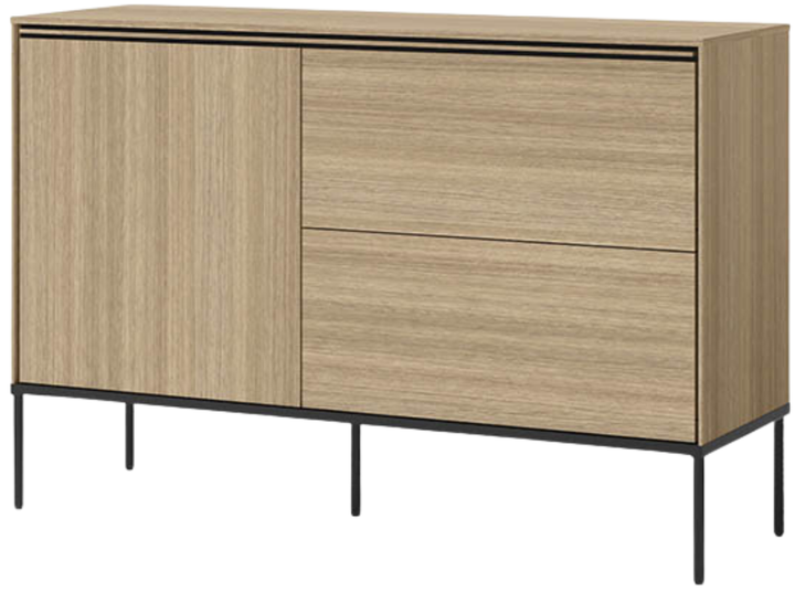 Комод малый Frisco Висcо 1270 х 410 х 850 мм Дуб (42959-VI-03) - Фото 1 Комод малый Frisco Висcо 1270 х 410 х 850 мм Дуб (42959-VI-03) - изображение 1