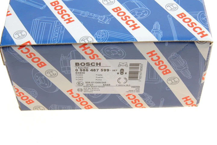Колодки тормозные задние Ford Fiesta/Fusion1.3-1.6 TDCi/DI 95-12 барабанные - 0 986 487 599 BOSCH - изображение 9