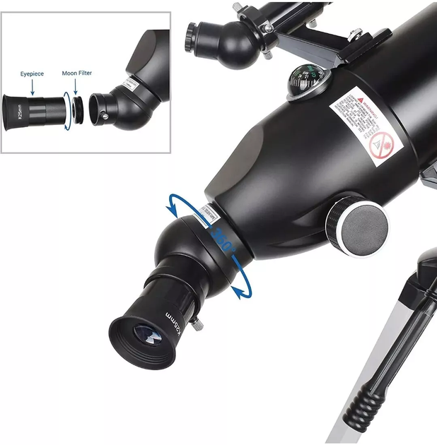 Телескоп ESSLNB 40080 Black Б/В - изображение 2