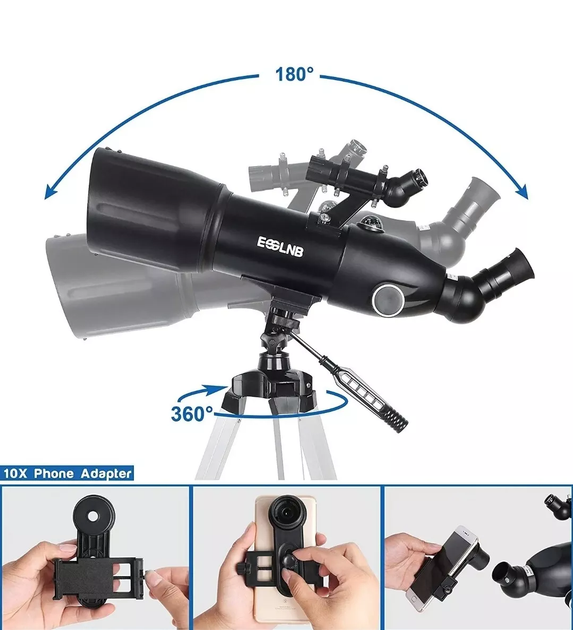 Телескоп ESSLNB 40080 Black Б/В - изображение 3