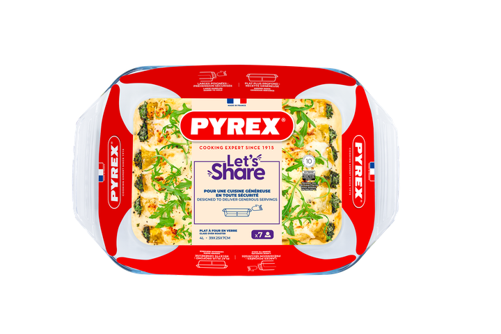 Форма для запікання Pyrex 39×25×7 см 4 л - Фото 3 Форма для запікання Pyrex 39×25×7 см 4 л - зображення 3
