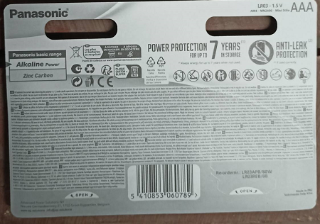 Батарейка PANASONIC ALKALINE POWER LASTING ENERGY AAA 8 шт. - зображення 2