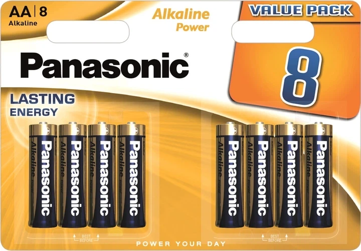 Батарейка PANASONIC ALKALINE POWER LASTING ENERGY AA 8 шт. - изображение 2