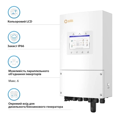 Солнечный инвертор Solis S6 8kW (S6-EH1P8K-L-PLUS) - Фото 4 Солнечный инвертор Solis S6 8kW (S6-EH1P8K-L-PLUS) - изображение 4