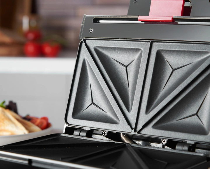 Сендвічмейкер Russell Hobbs, 750Вт, 1 пластина-сендвіч, корпус-пластик, чорний - зображення 8