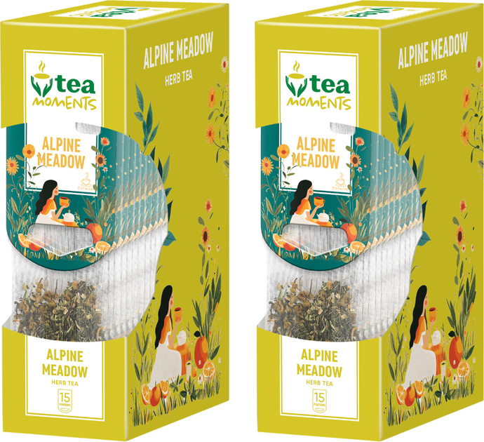 Упаковка зеленого чаю Tea Moments Alpine Medow 15 кадді-пакетиків х 2.2 г х 2 шт від Rozetka на платформі USKIDKA Акція на Упаковка зеленого чаю Tea Moments Alpine Medow 15 кадді-пакетиків х 2.2 г х 2 шт від Rozetka