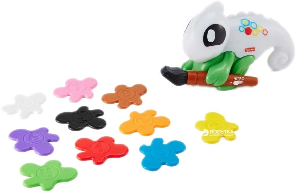 Інтерактивна іграшка Fisher-Price Розумний хамелеон (FCH23) - Фото 2 Інтерактивна іграшка Fisher-Price Розумний хамелеон (FCH23) - зображення 2