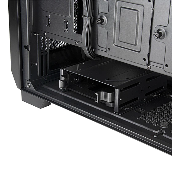Корпус SilverStone Fara FA312Z-BG без БЖ, 2xUSB3.0, 2x140мм, ARGB VGA 365мм, LCS ready, TG Side Panel, mATX, чорний - изображение 3