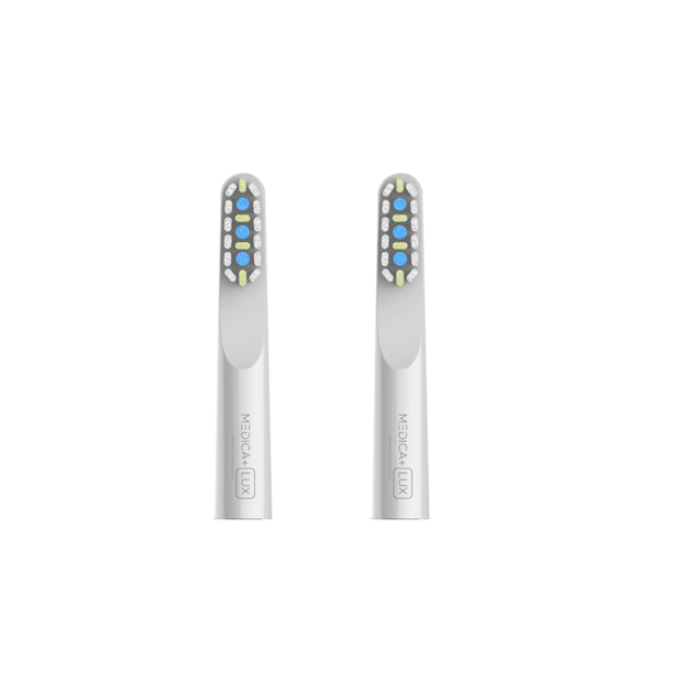 Отбеливающая звуковая зубная щетка Medica+ Lux 10Х Portable Silver - изображение 14