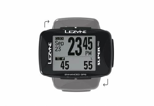 Велокомпʼютер Lezyne SUPER PRO GPS Чорний Y13 - Фото 1 Велокомпʼютер Lezyne SUPER PRO GPS Чорний Y13 - зображення 1