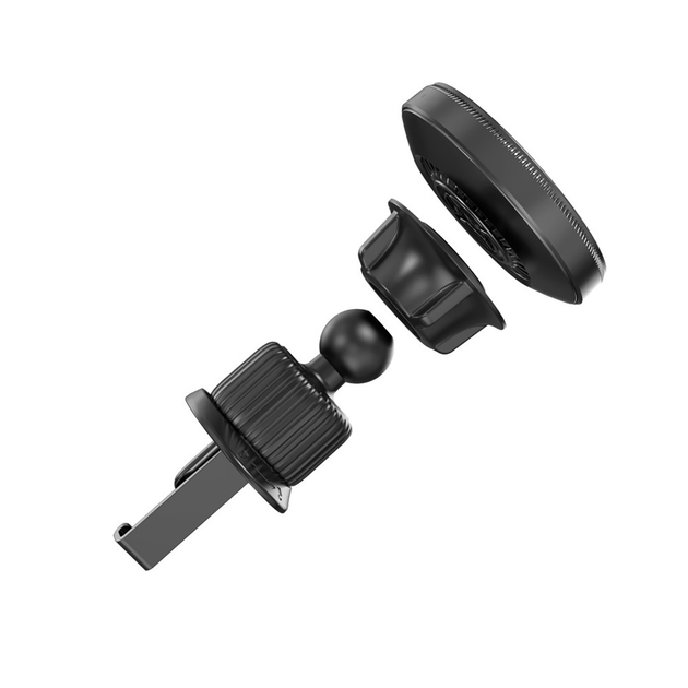 Бездротовий зарядний пристрій XO CX025 Magnetic MagSafe Black (CX025.black) - зображення 4