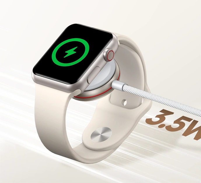 Bezprzewodowa ładowarka JOYROOM S-IW011 do Apple Watch 1.2 m White (6956116771331) - obraz 8