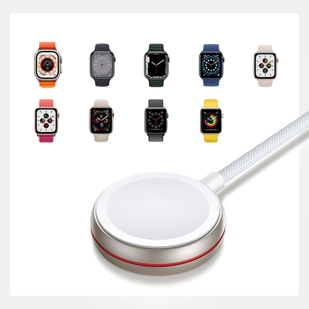 Bezprzewodowa ładowarka JOYROOM S-IW011 do Apple Watch 1.2 m White (6956116771331) - obraz 11