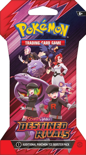 Dodatek Pokémon TCG: Scarlet & Violet - Destined Rivals - Sleeved Booster Box 24 szt (0196214111240) - obraz 3