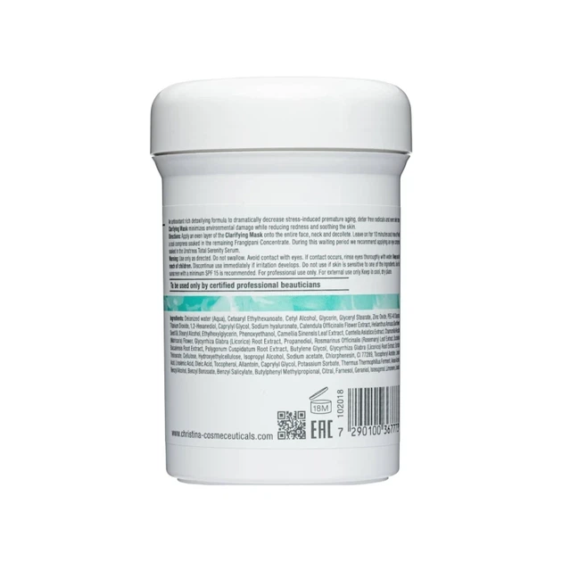 Очищающая маска Christina Unstress Clarifying Mask 250 мл - изображение 3